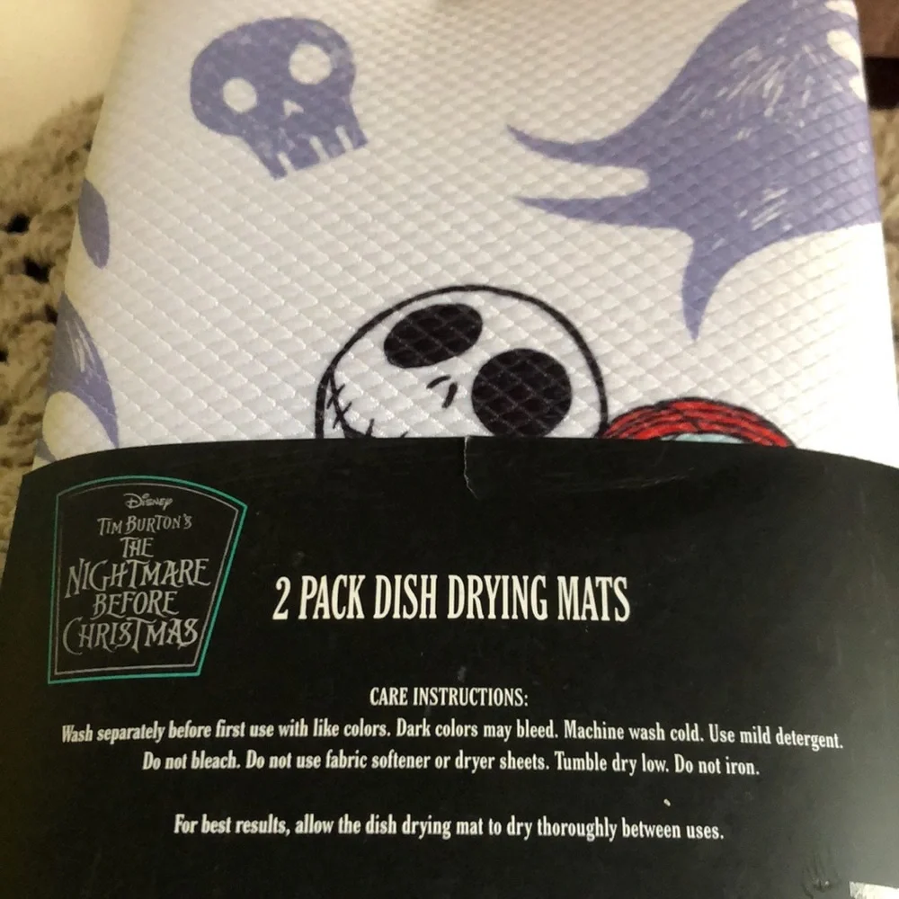 Disney The Nightmare Before Christmas Dish Drying Mats